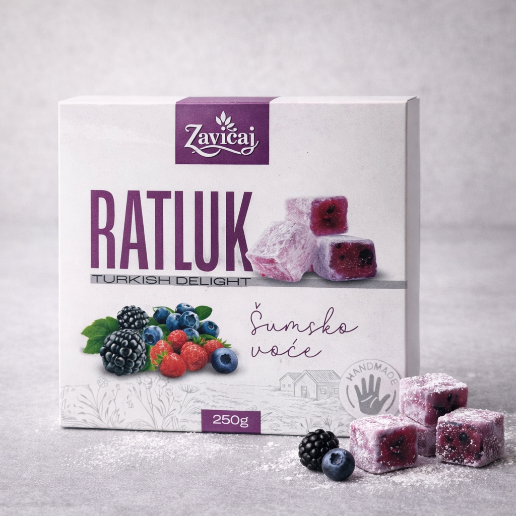 Ratluk sa šumskim voćem