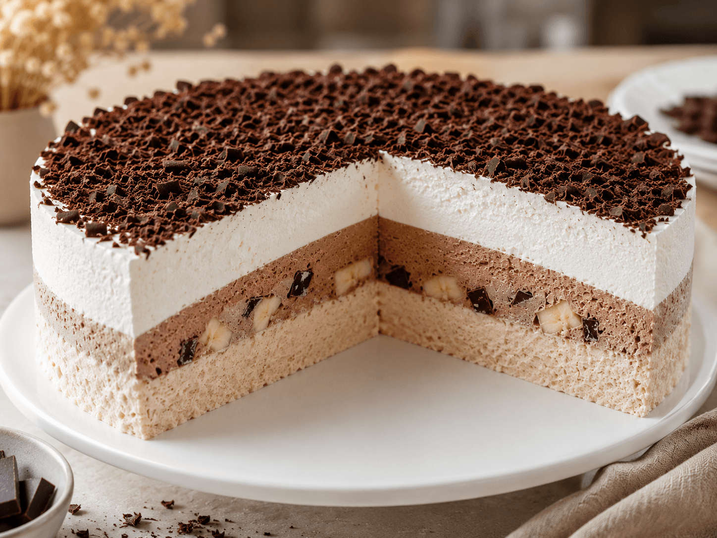 Šlag torta sa keksom i kakao kremom